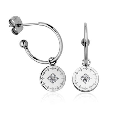 Image de Boucles d'oreilles en acier inoxydable T2XG700100 de la Collection Steelx