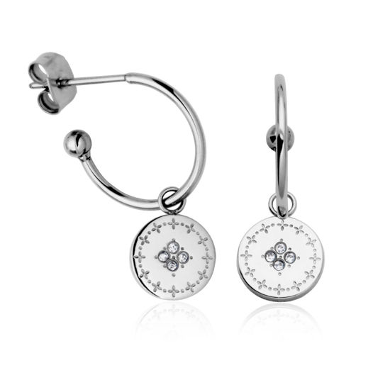 Image sur Boucles d'oreilles en acier inoxydable T2XG700100 de la Collection Steelx