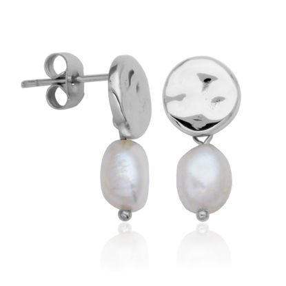 Image de Boucles d'oreilles en acier inoxydable T2XG190100 de la Collection Steelx