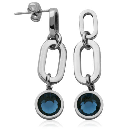 Image de Boucles d'oreilles en acier inoxydable T2XB900100 de la Collection Steelx