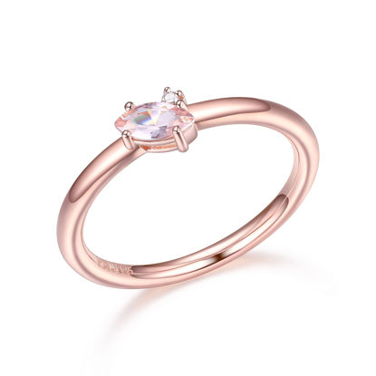 Image de Bague 34AQ20GKA8 en argent 925 recouverte d'or rose de la Collection Reign