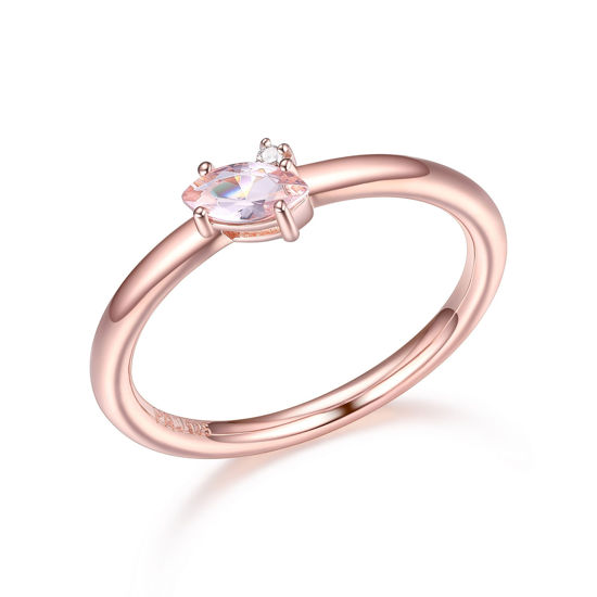 Image sur Bague 34AQ20GKA8 en argent 925 recouverte d'or rose de la Collection Reign