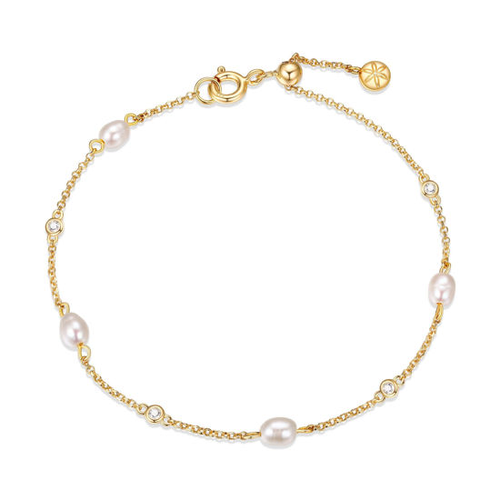 Image sur Bracelet 31ABAA4514 en argent 925 recouvert d'or de la Collection Reign