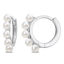 Image de Boucles d'oreilles perles d'eau douce et or blanc