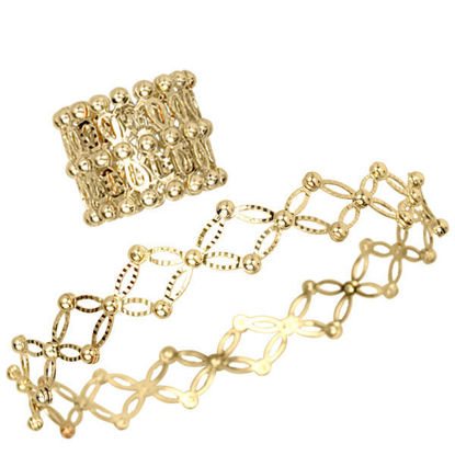 Image de Bracelet Bangle ajustable en or jaune 10KT