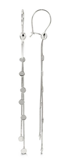 Image sur Boucles d'oreilles en or blanc 10KT