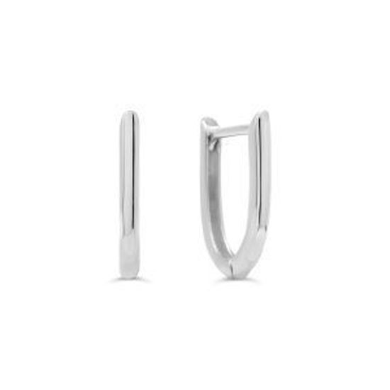 Image sur Boucles d'oreilles en or blanc 10KT