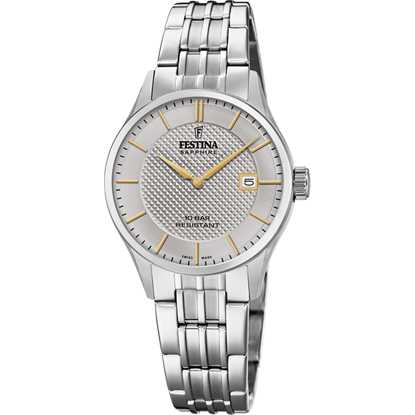Image de Montre pour femme argent et or Festina F20006/2