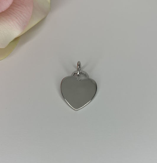 Image sur Pendentif cœur en argent 925