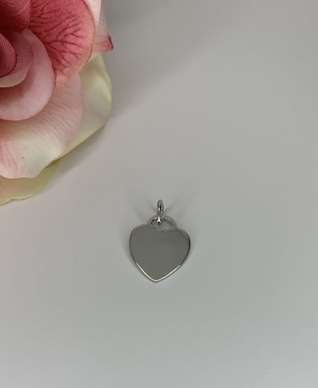 Image sur Pendentif cœur en argent 925