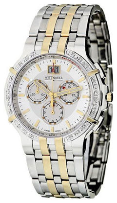 Image de Montre argent et dorée pour homme de la Collection Wittnauer - 12E102