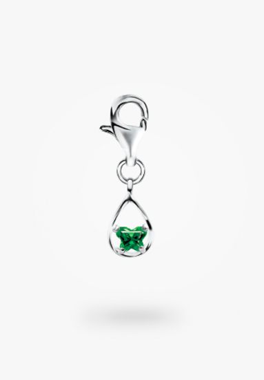 Image sur Breloque en argent 925 du mois de mai de la Collection Bfly