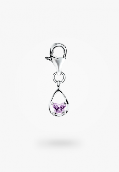 Image sur Breloque en argent 925 du mois de juin de la Collection Bfly