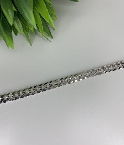 Image sur Bracelet Gourmette 8 1/4" en argent 925