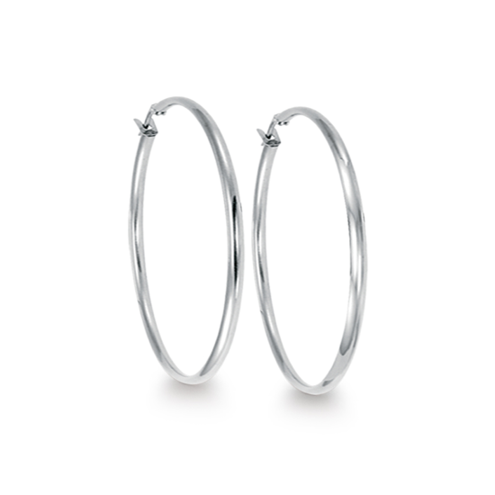 Image sur Boucles d'oreilles en acier inoxydable 27-0106E-35MM de la Collection Italgem