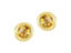 Image de Boucles d'oreilles en or jaune 10KT avec des citrines véritables