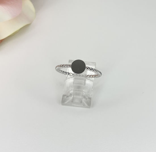 Image sur Bague en or blanc 10KT