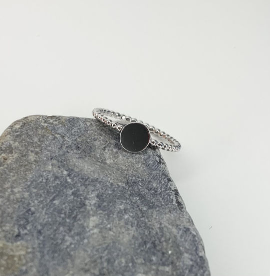 Image sur Bague en or blanc 10KT