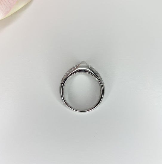 Image sur Bague en argent 925 avec zircons cubiques