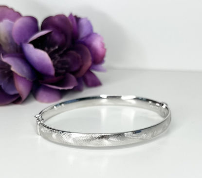 Image de Bracelet rigide en or blanc