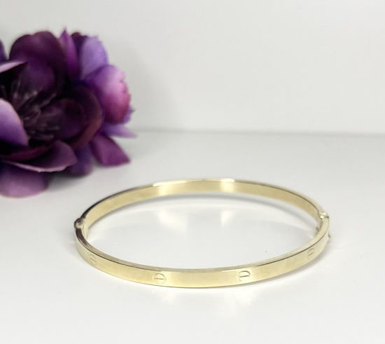 Image sur Bracelet rigide en or jaune