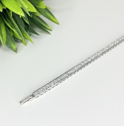 Image de Bracelet tennis en argent 925 avec zircons cubiques