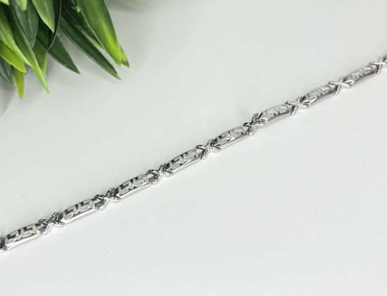 Image sur Bracelet de Fantaisie 7 1/4'' en argent 925