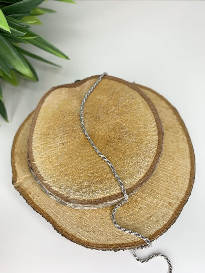 Image sur Bracelet Torsade 7 1/2" en argent 925