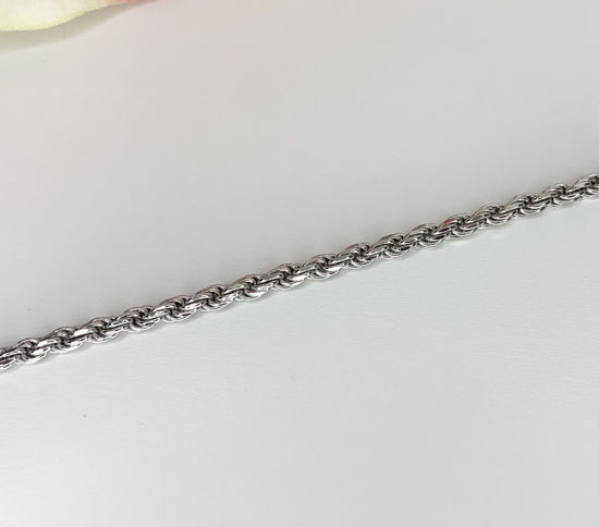 Image sur Bracelet Torsade 8" en argent 925