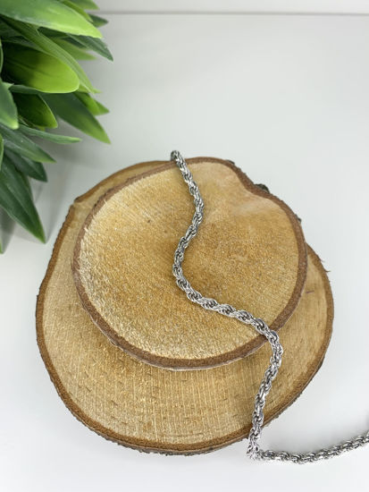 Image sur Bracelet Torsade 8" en argent 925