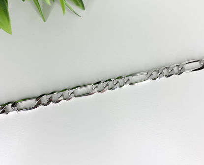Image de Bracelet Figaro 7 1/2" en argent 925