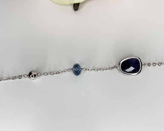 Image sur Bracelet en acier inoxydable avec cristaux Swarovski - MI/BR04