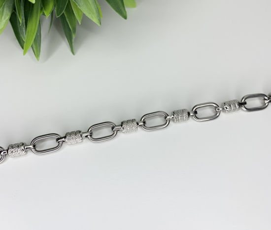 Image sur Bracelet en acier inoxydable 7" à 8" - BAA32