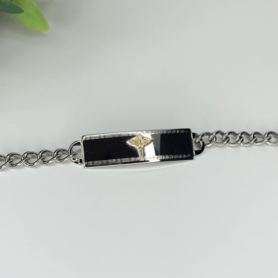 Image sur Bracelet médical 7 3/4" en acier inoxydable - BD320