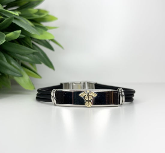 Image sur Bracelet médical 7" en acier inoxydable - BMD180F