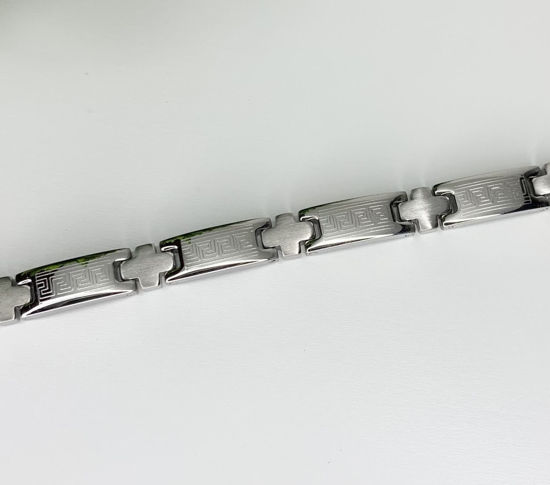 Image sur Bracelet semi-rigide en acier inoxydable 7 1/2" - BA13VR