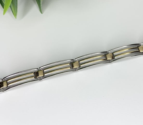 Image sur Bracelet semi-rigide en acier inoxydable 7 1/2" - BA368