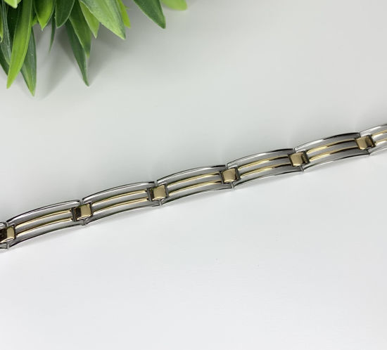 Image sur Bracelet semi-rigide en acier inoxydable 7 1/2" - BA368