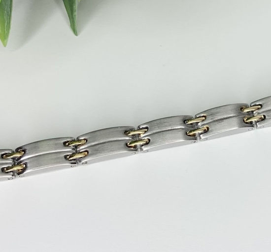 Image sur Bracelet semi-rigide en acier inoxydable 7 1/4" - BA481