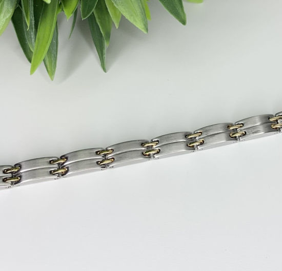 Image sur Bracelet semi-rigide en acier inoxydable 7 1/4" - BA481