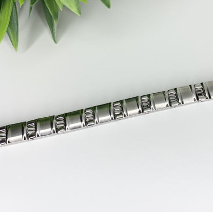 Image de Bracelet semi-rigide en acier inoxydable 7 3/4" - BA1