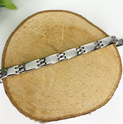 Image de Bracelet semi-rigide en acier inoxydable 7 3/4" - BA361V