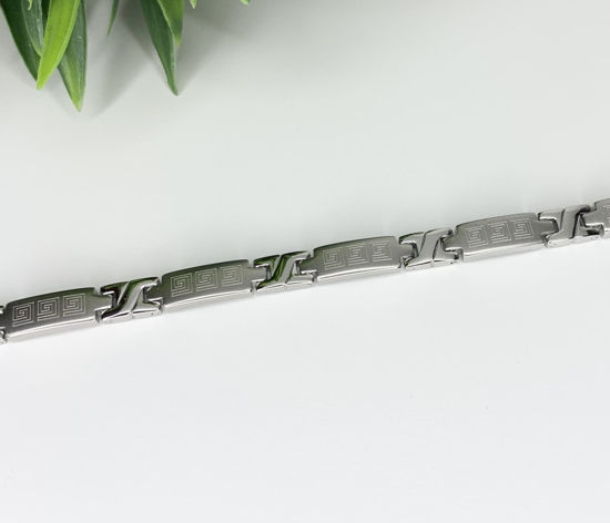 Image sur Bracelet semi-rigide en acier inoxydable 7 3/4" - BA578V