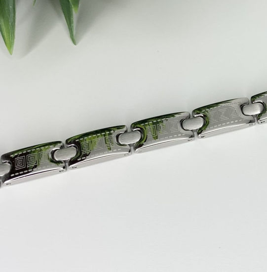 Image sur Bracelet semi-rigide en acier inoxydable 7 3/4" - BA592