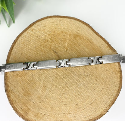 Image de Bracelet semi-rigide en acier inoxydable 7 3/4" - BA578V