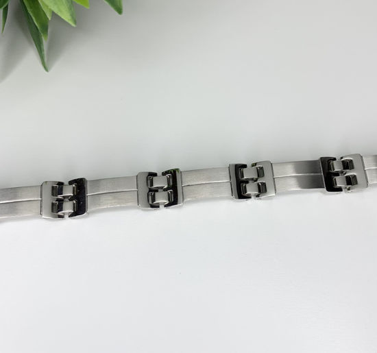 Image sur Bracelet semi-rigide en acier inoxydable 8" - BA83