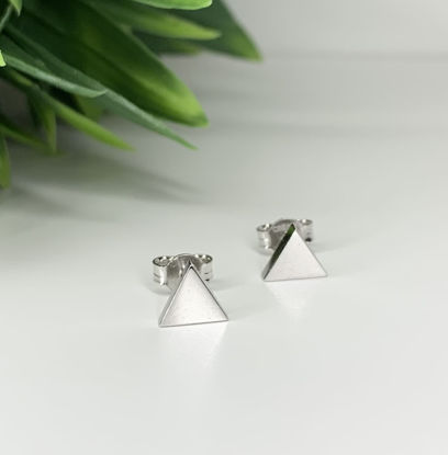 Image de Boucles d'oreilles en or blanc 10KT