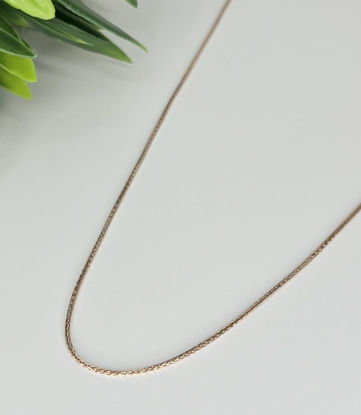 Image de Chaîne Blé 18" en or rose