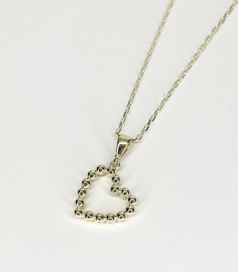 Image sur Collier cœur en or jaune