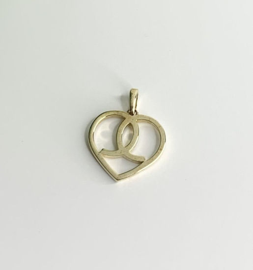 Image sur Pendentif cœur en or jaune